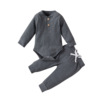 Children's demi-season bodysuit suitable for men and women, overall, trousers, set, children's clothing, long sleeve, wholesale