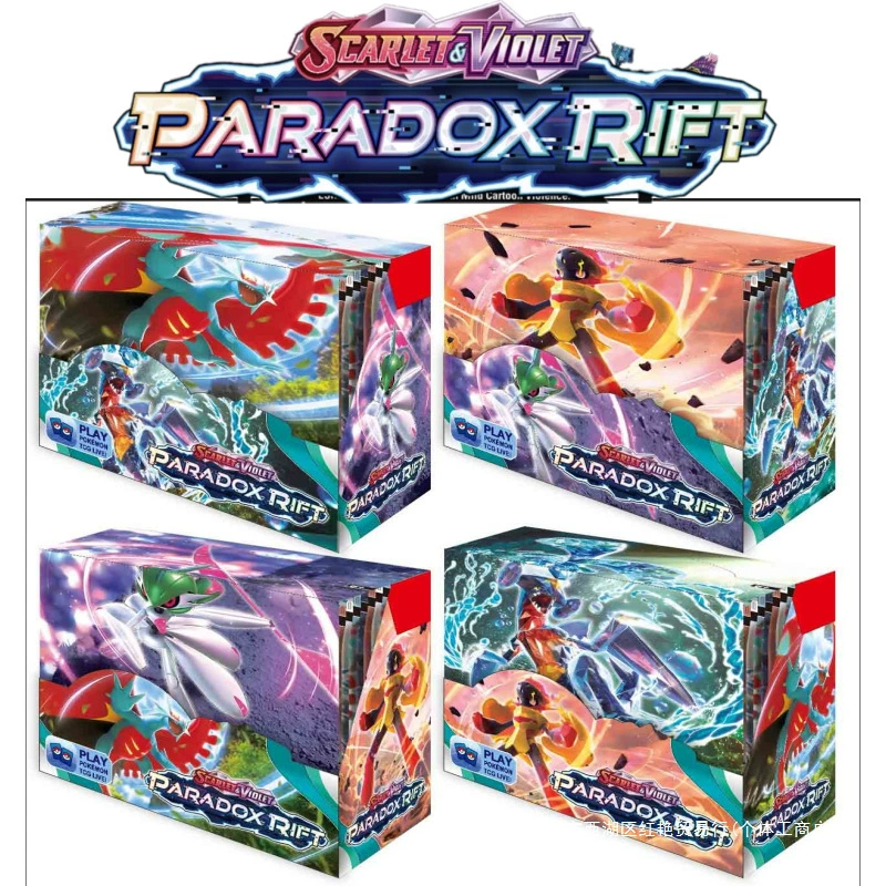 Покемон TCG Vermillion SV4 поколение слепая коробка карточек paradox rift набор карт obsidian