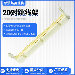 20 Pairs of Patch Panel Modular Patch Panel Telephone Patch Panel Rack-Mounted High-Performance In-Stock Wholesale