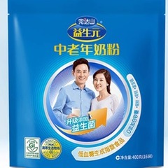 25年1月产 完达山益生元中老年营养奶粉400g含钙营养奶粉