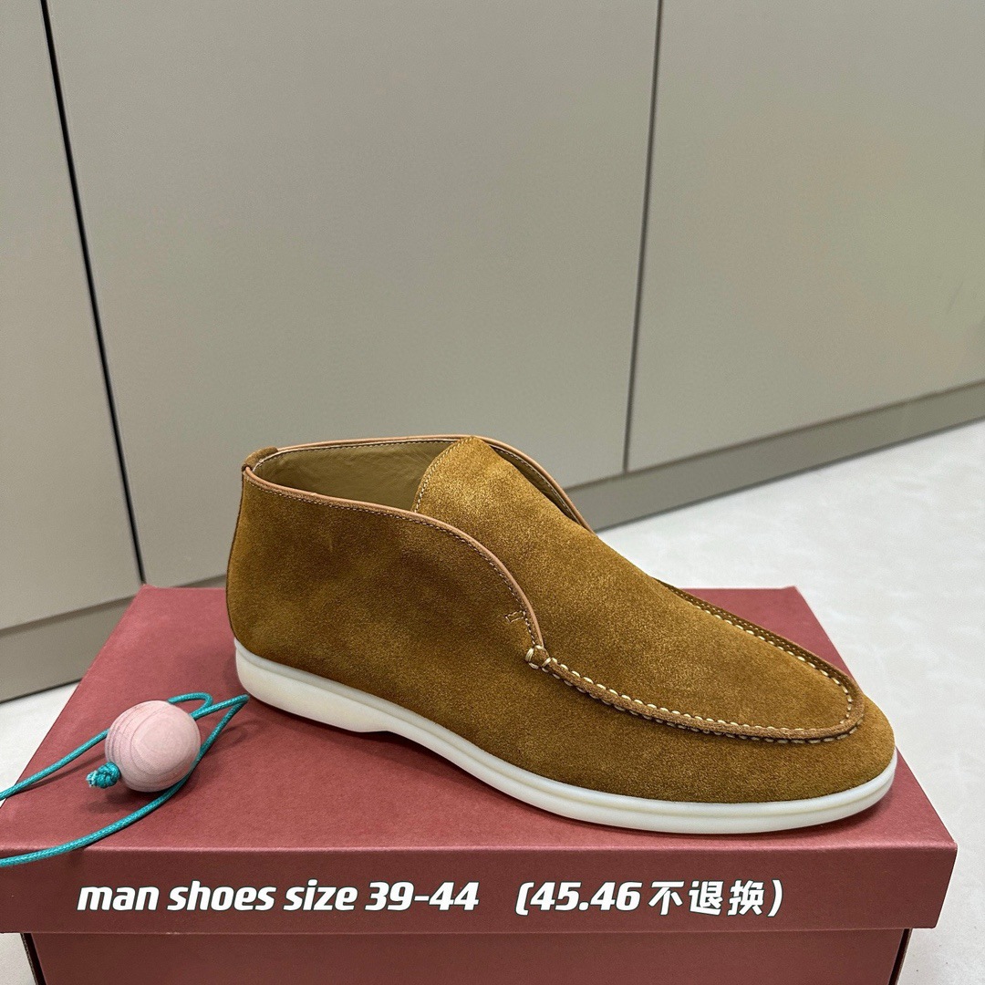 Mocasines Noyo Pianya Open Walk Zapatos casuales sin cordones de cuero genuino LP para hombre Noyo Pianya