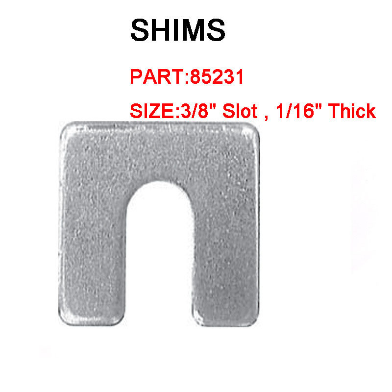 SHIMS 垫片 车身垫片 U型垫圈 C型垫圈  Mopar Body Fender Shims
