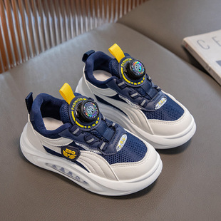 [6095 people's collection] boys' shoes 2025 spring and autumn girls' net shoes breathable net shoes casual shoes soft bottom burst