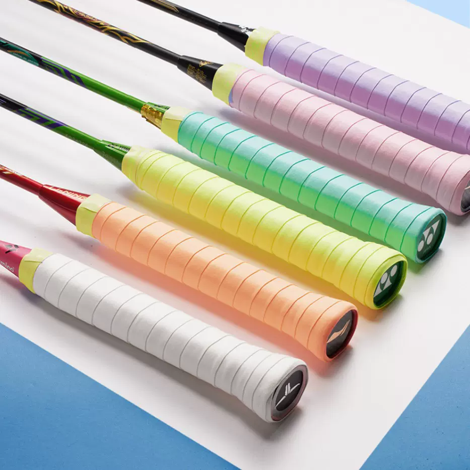 歌芮浦羽毛球拍手胶粘性吸汗带弹性无孔平面吸汗带定制耐磨握把带