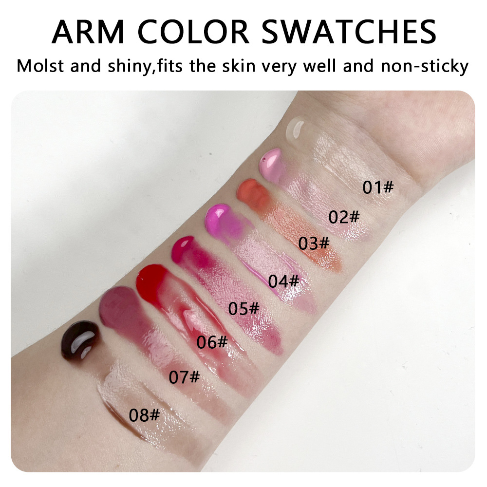 Julystar Water Light Transparent Mirror Soft Lip Oil Wholesale undefined