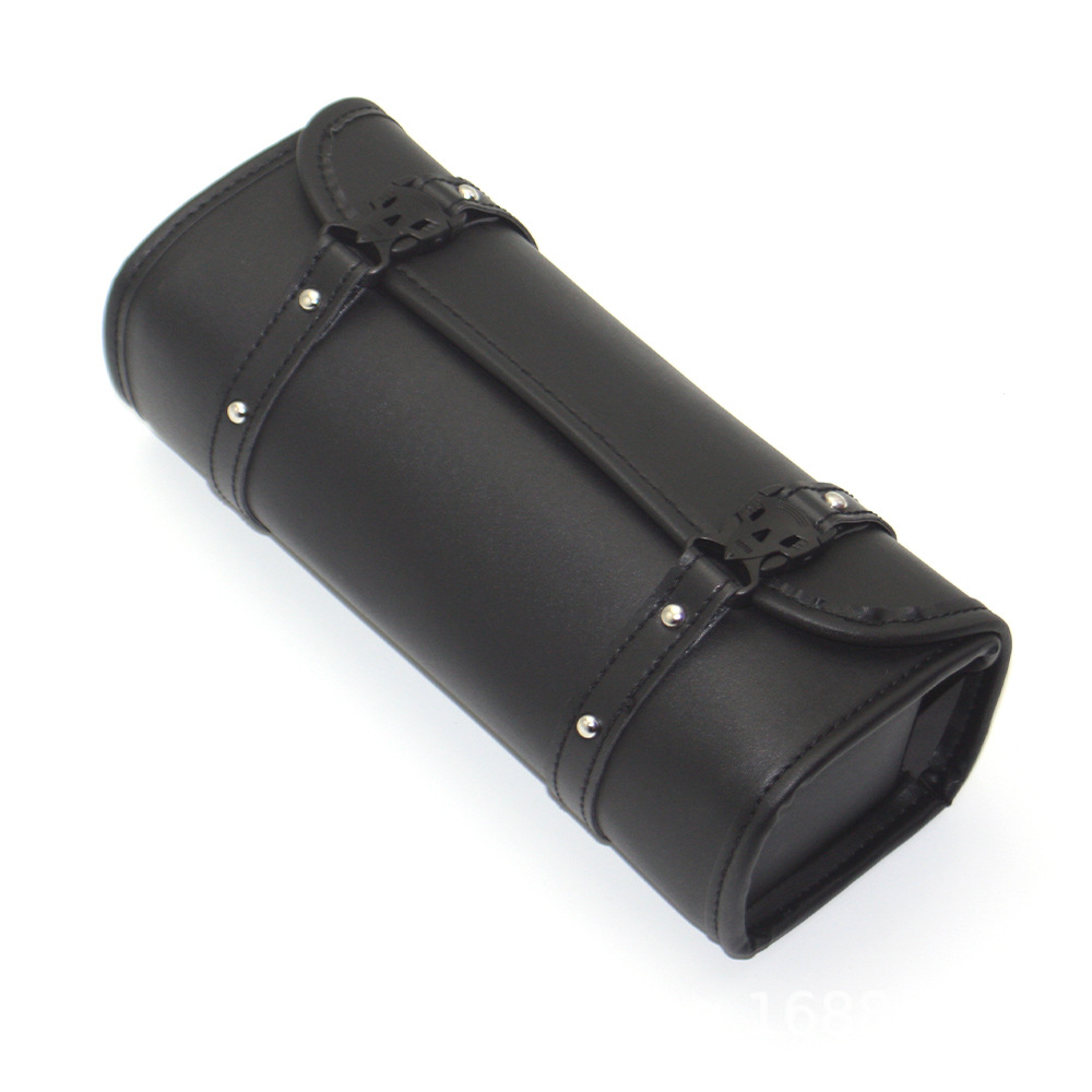 Motorcycle electric car head bag leather waterproof retro motorcycle bag battery riding kit factory direct sales