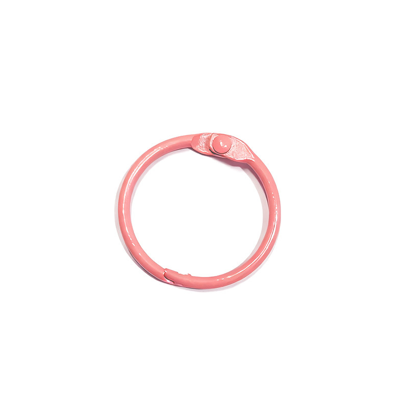 Color macarón 30mm color laqueado anillo de encuadernación anillo de encuadernación calendario de escritorio anillo de encuadernación DIY