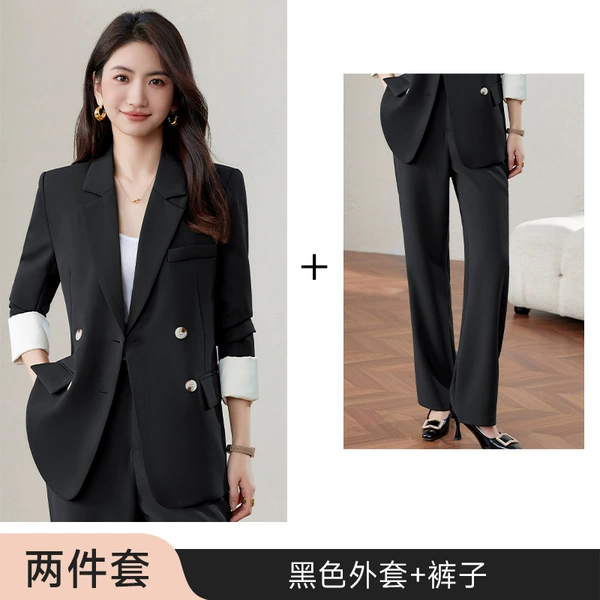 Black jacket, trousers