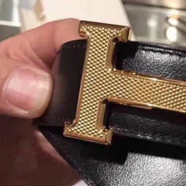 欧美大牌皮带男款商务腰带奢侈品平滑扣真皮双面头层牛皮休闲皮带