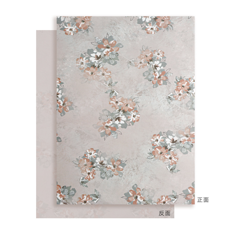 Papel de embalaje Xiyu Nuevo papel de arte de jardín romántico Papel de estilo floral Material de embalaje de flores impermeable al por mayor
