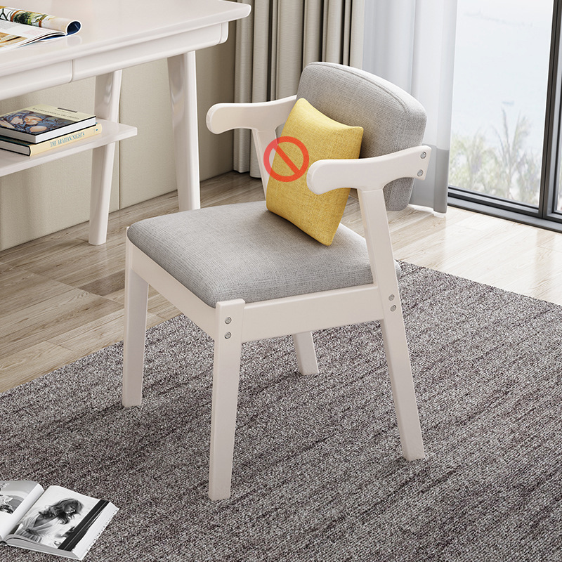 Silla de madera maciza respaldo silla de ocio estudio oficina negociación de té hotel silla de comedor de madera maciza