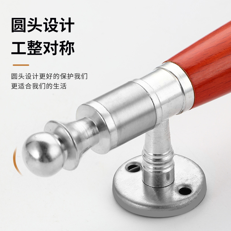 Stainless steel surface-mounted handle for wooden door, large door, room door, wooden double door handle, simple stainless steel door handle