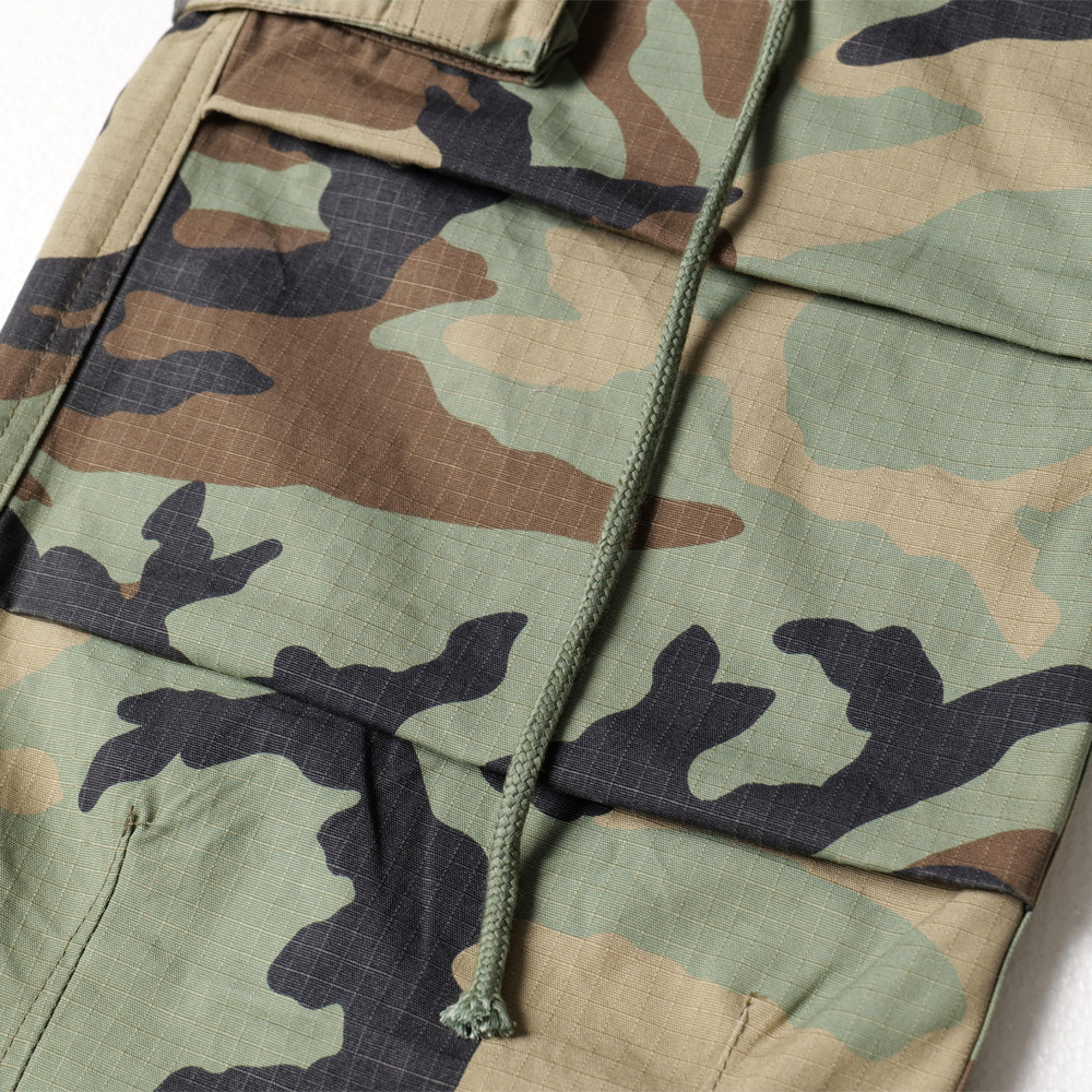 Pantaloni cargo multitasche alla moda, stile americano, da paracadutista, sportivi, casual, larghi e plissettati, da uomo, mimetici_voghion.com