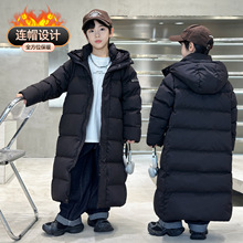 2025新款儿童羽绒棉服女童长款过膝冬季外套棉袄中大童加厚冬装防