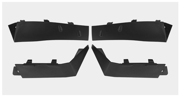 Suitable for Tesla Cybertruck 2024 Pickup Truck Corner Guards, Front Door Lower Side Beams, and Mudguards
