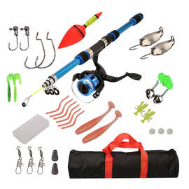 超硬玻璃钢海竿套装成套钓鱼竿儿童玩具小海杆外贸鱼竿