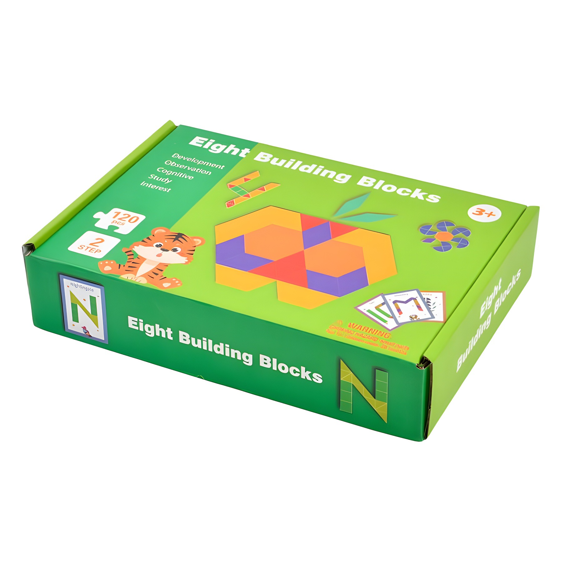 Nuevo rompecabezas tridimensionales de madera para niños Juguetes de aprendizaje de la educación temprana