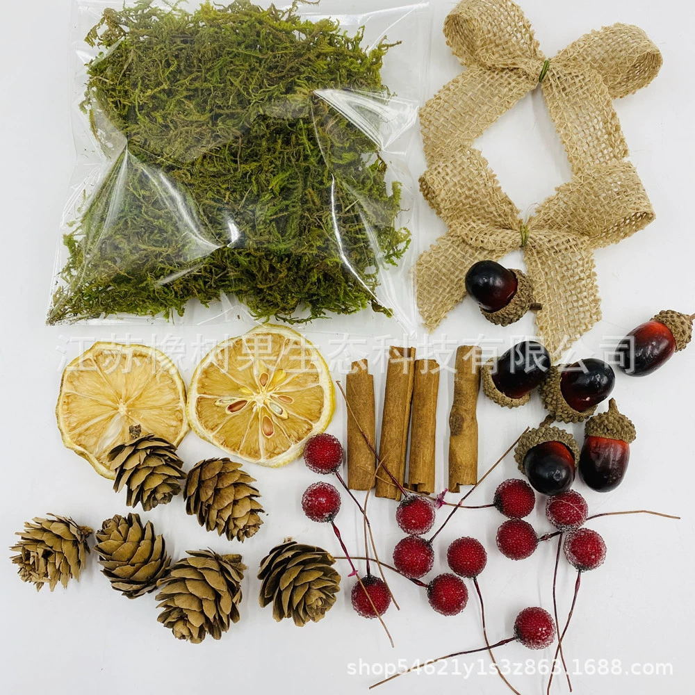 Природный материал украшения дома снег красный мешок Guoduo торговый центр магазин украшения одеваются праздничные атрибуты