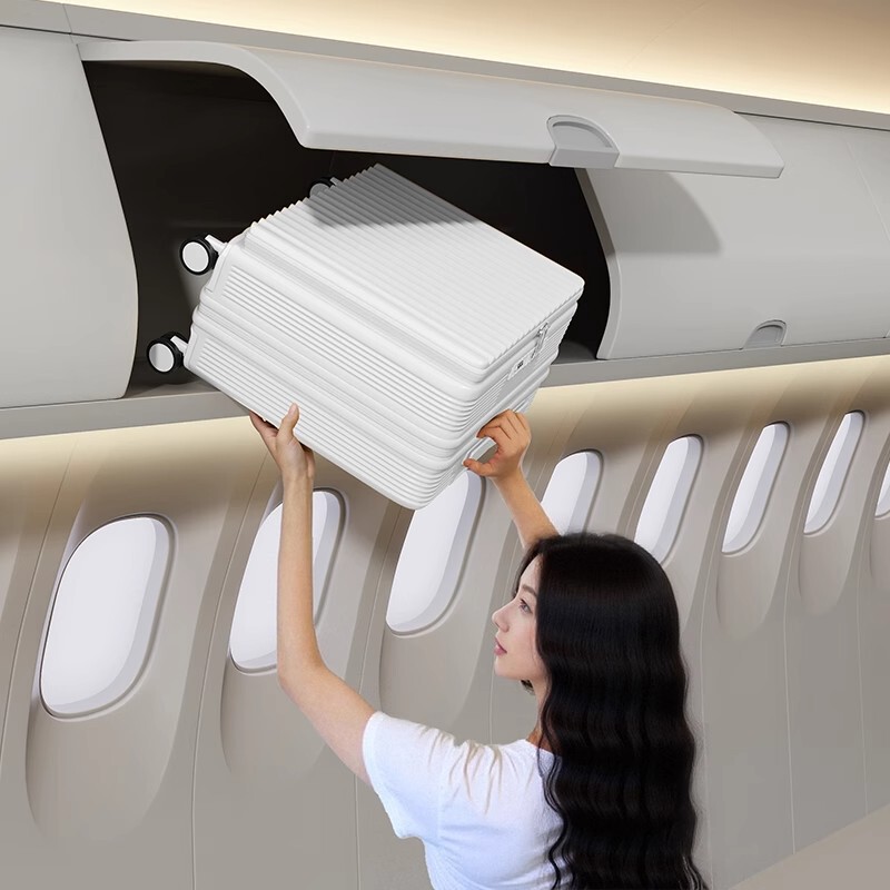 新しいスーツケーストロリーケース 18inch 多機能サイドオープン大容量トロリーケースビジネス 20 パスワードスーツケース|undefined