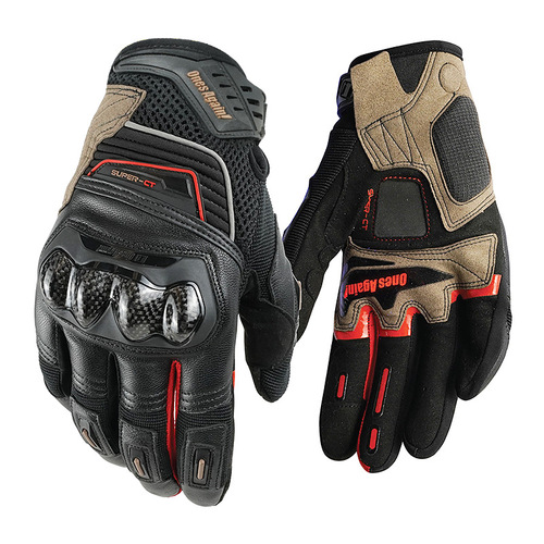 Motorcycle gloves men's summer riding anti-fall breathable carbon fiber off-road motorcycle protective gear rider equipment four seasons