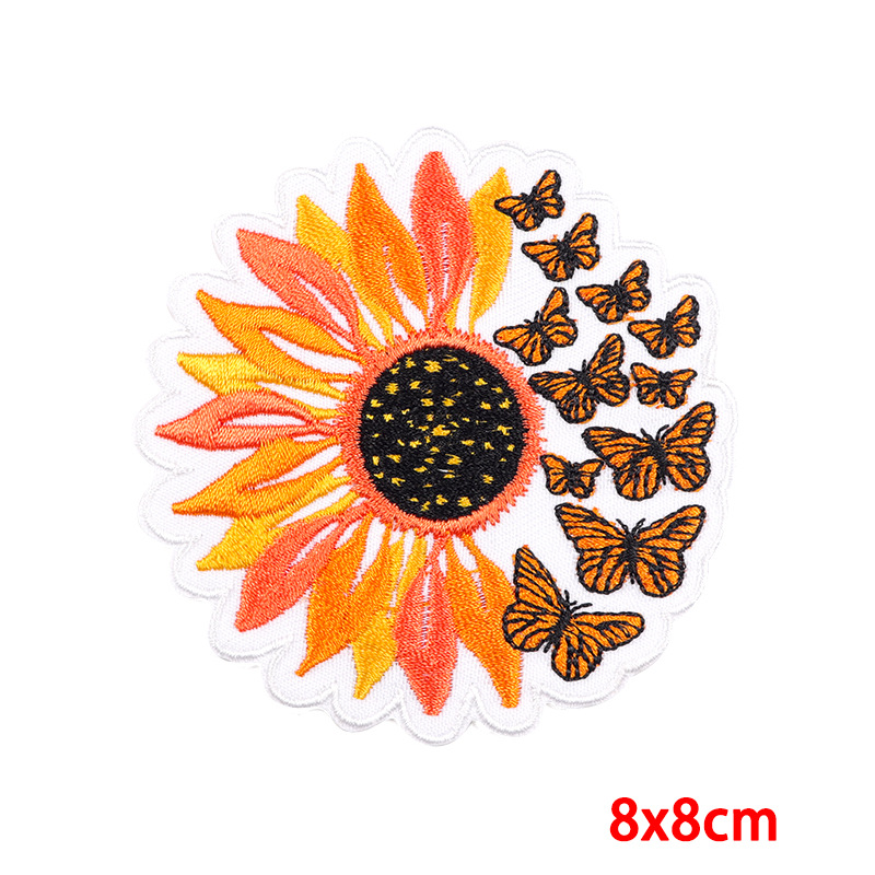 7g Weight Clothing Sticker Patches Classification 1 Piece Quantity Embroidery thread Material Dinosaur, Cat Pattern Cute, Punk Style 1 Piece Cute Punk Dinosaur Cat Embroidery Thread Clothing Sticker Patches 7
