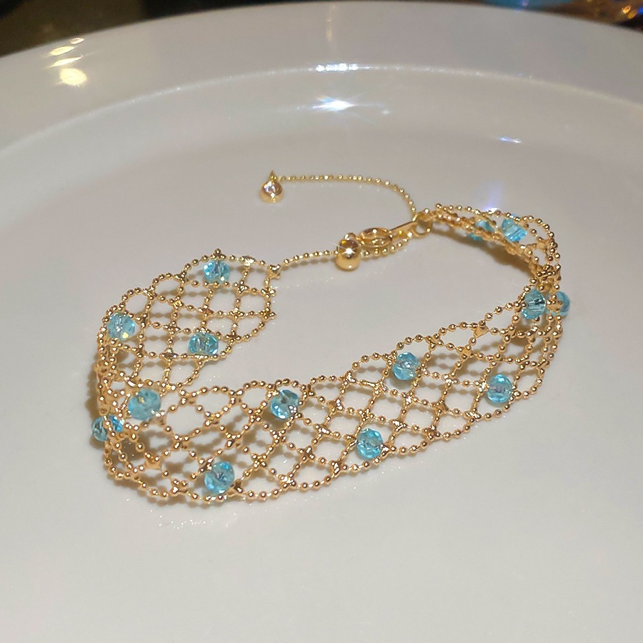12 pulseras - doradas