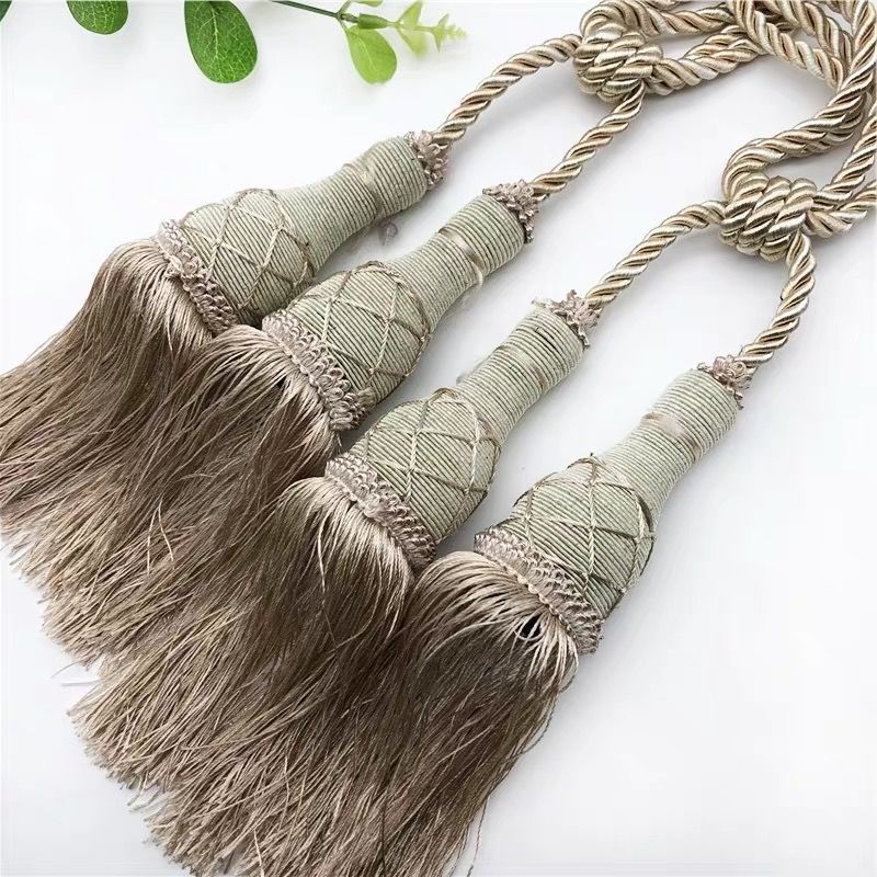 Flower Ball tennis curtain small tie ball tie rope tie buckle decorative color tassel curtain decorative tie ball hanging accessories
