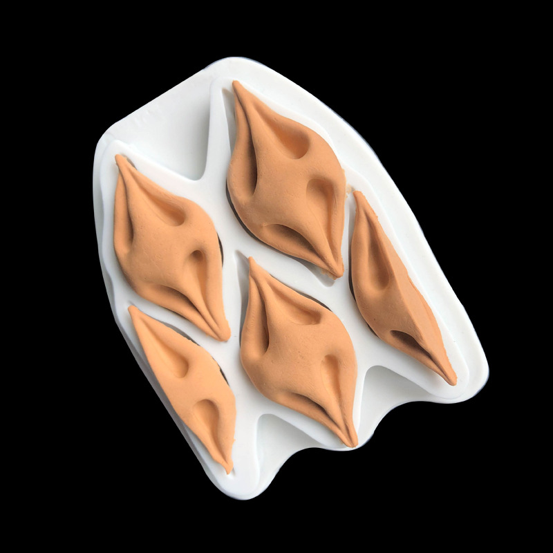 Patrón de estilo europeo colgante frontera forma de chocolate para hornear fondant cake Edge decoración de silicona epoxi molde