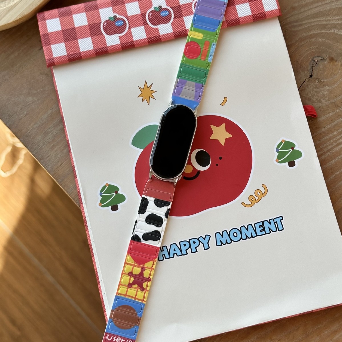 Toy Woody Loop Magnetic Watch Strap Suitable for Xiaomi Mi Band 10/9/8 Generation Universal