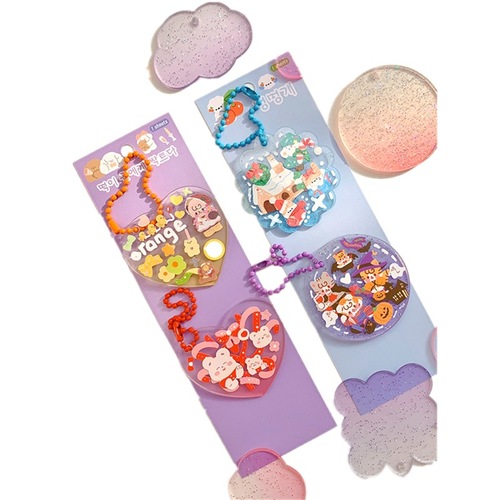 Guka full set of material package sticker set estimated card Korean style with cool card diy Gupangu bone storage box bag