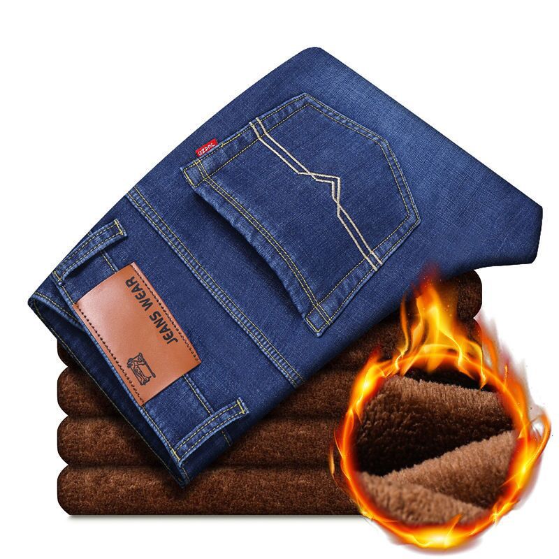 Insulated warm jeans