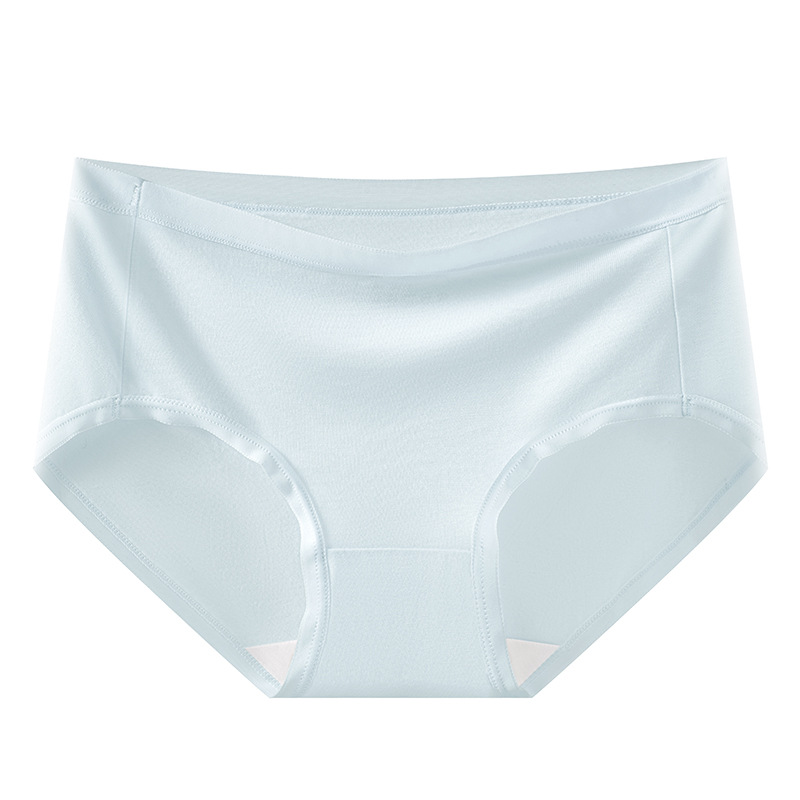 Bragas modales para niñas entrepierna de algodón puro 10A entrepierna antibacteriana cadera cintura media sin costuras calzoncillos de mujer absorbentes y transpirables