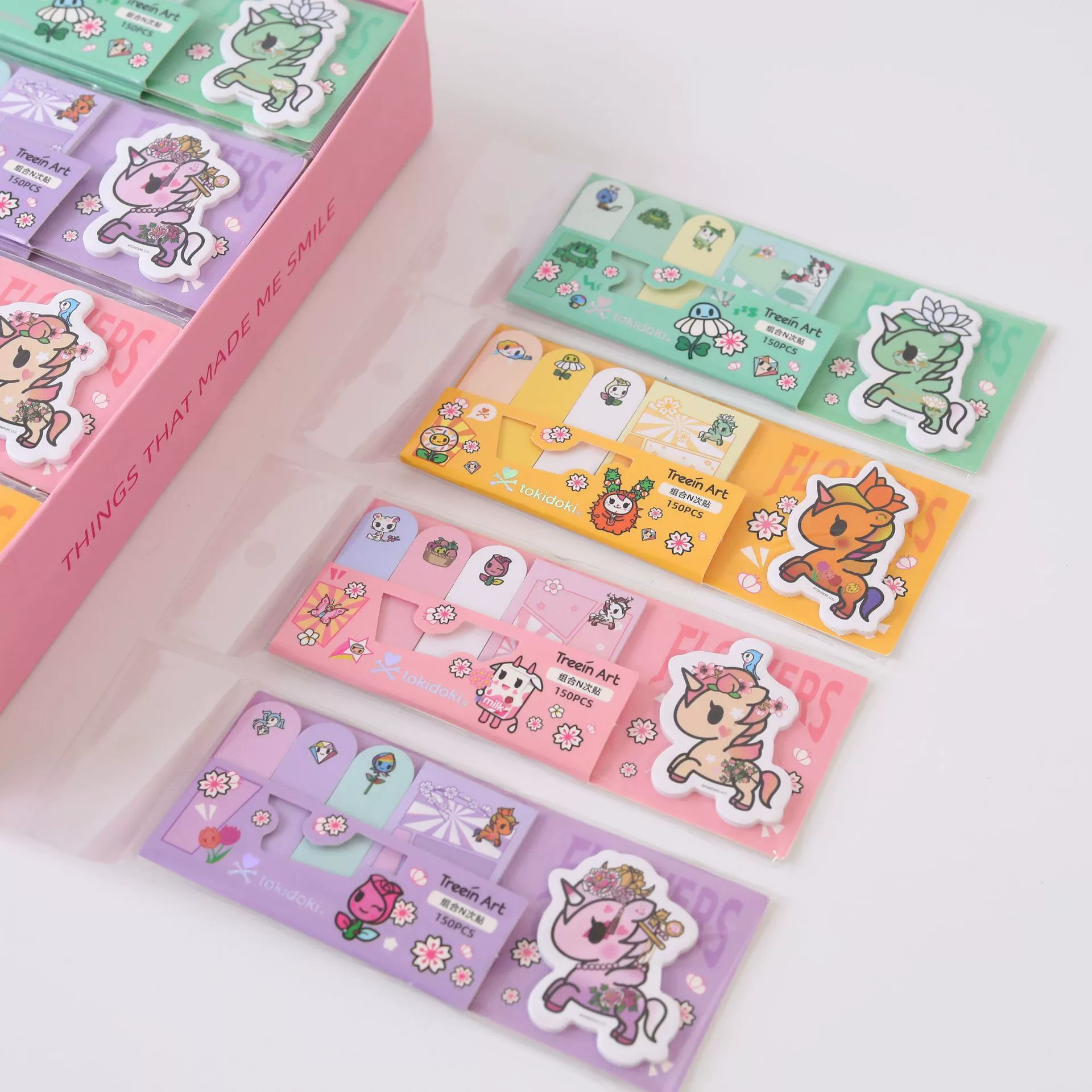 Китайский Фанг Tokidoki Цветочный мир Комбинация синдром N раз паста для наклеек с изображениями мультфильмов удобство 60 пачек/коробок