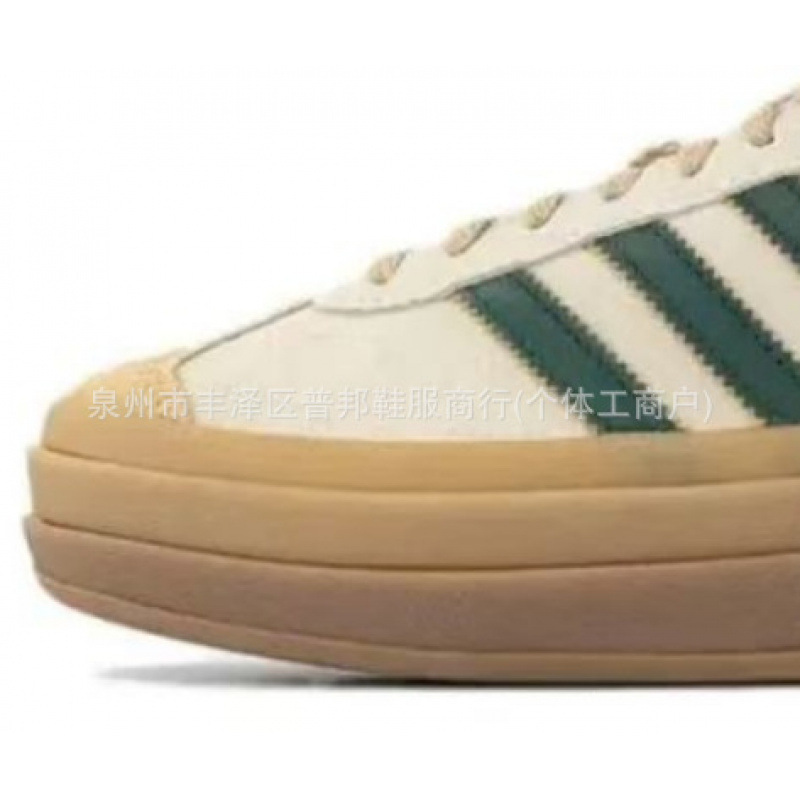 Zapatos de entrenamiento Samba Putian puro original versión alta universitaria campus rojo aumento de altura gruesa osos de fresa zapatos de mujer blanco y negro