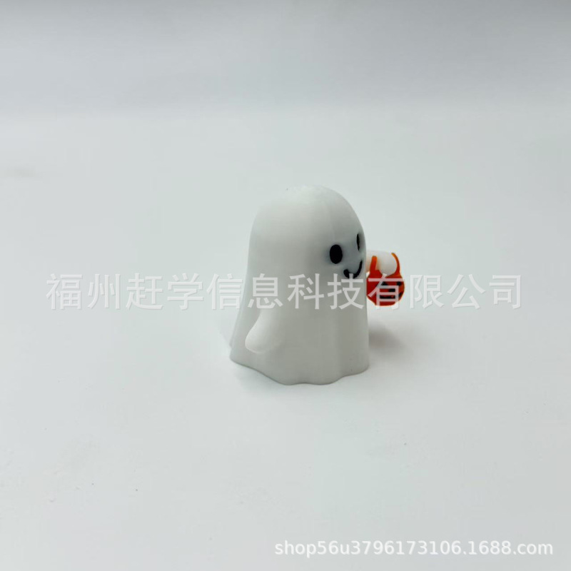 跨境热销3D打印万圣节南瓜小幽灵装饰品狂欢夜派变装摆件玩具批发|undefined