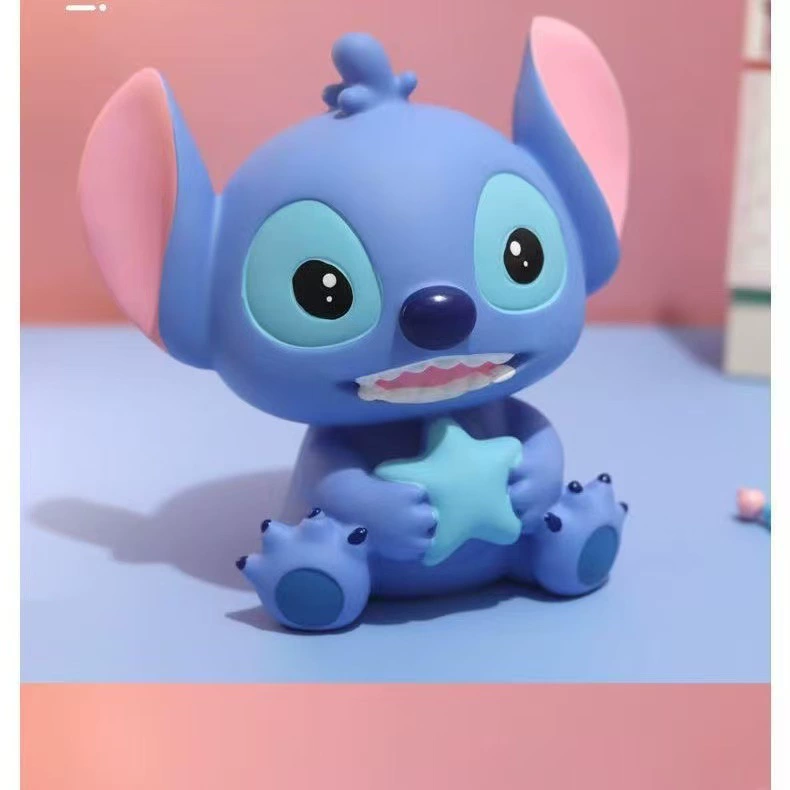 Поставщик оптом копилка-производитель Stitch, эмаль, анти-падение, для мальчиков и девочек, подарки на день рождения, домашнее обустройство, можно хранить и извлекать