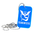 Team Valor Mystic Instinct捉精灵硅胶吊牌长珠项链男女游戏礼品