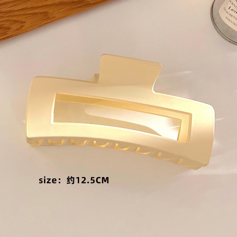 Nuevo clip de celebridad en línea elegante clip de tiburón elegante horquilla de Cabeza trasera grande clip coreano horquilla accesorios para el cabello al por mayor