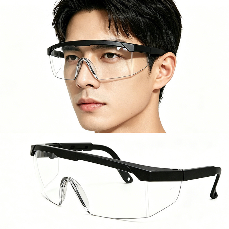 Protective Glasses, Windproof Goggles, Stretch-Leg Goggles, Dust-Proof, Impact-Proof, Splash-Proof, Labor Protection, Welding and Cycling Glasses