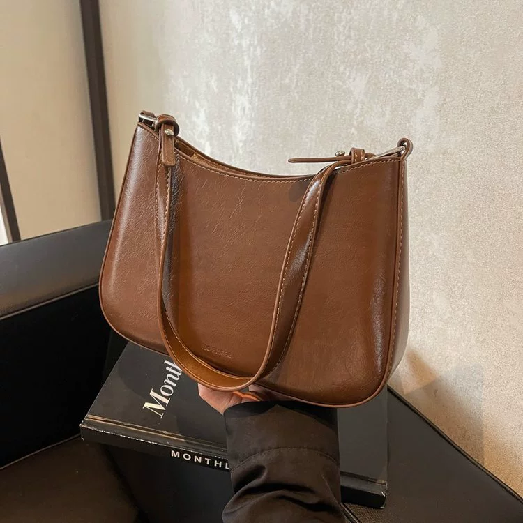 Сумка подмышечная, сумка на плечо, зимняя ретро сумка через плечо, премиум