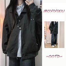 韩版慵懒风气质飞行服棒球服女学生春秋季复古宽松显瘦外套上衣潮