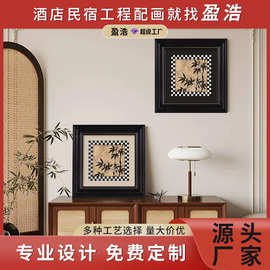 新款艺术法式中古风装饰画高级复古沙发背景墙挂画餐厅组合画批发