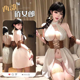 纯欲情趣内衣性感西部古风战衣俏女郎制服免脱诱惑激情套装1324