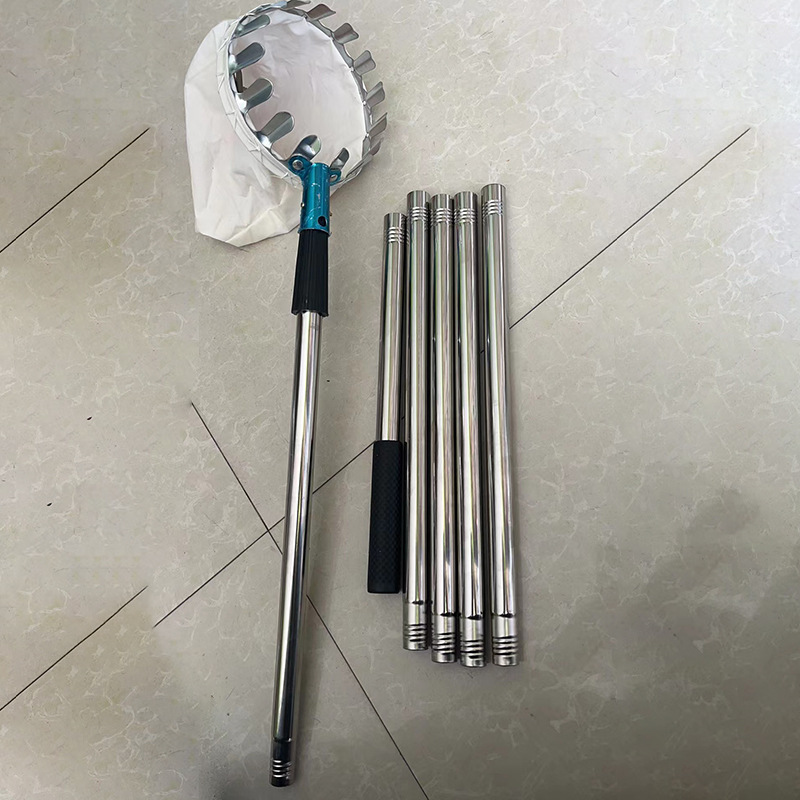 2,8 M 7 Secciones 7 Secciones + CABEZA DE ACERO INOXIDABLE