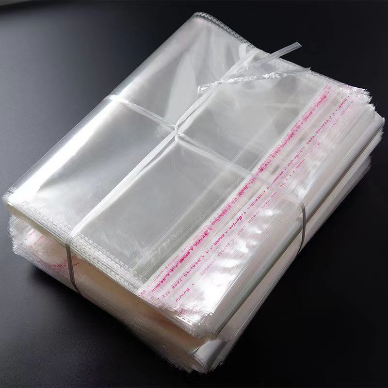 Transparent OPP Self-Adhesive Bag, Toy Packaging Bag, Acrylic Packaging Bag, 12cm Wide