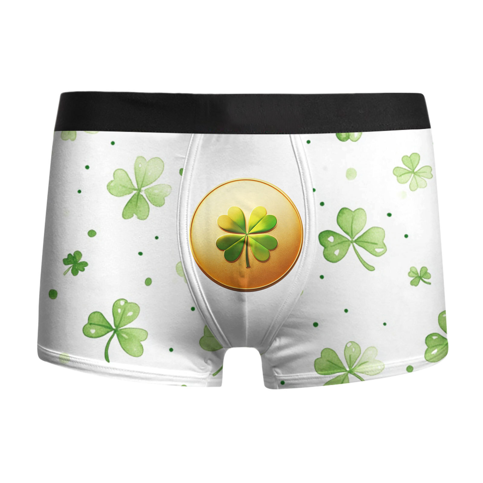 Ropa interior para hombre St. Pa Day, pantalones cuadrangulares para hombre, calzoncillos bóxer de cintura media de gran tamaño transpirables, estampado 3D MP01