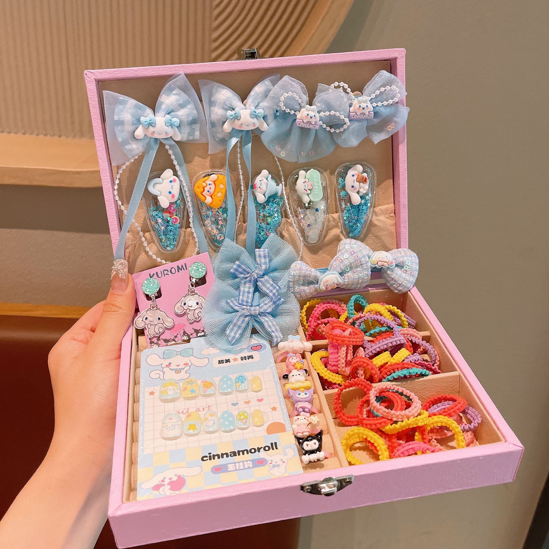 Caja de regalo de canela estilo encaje