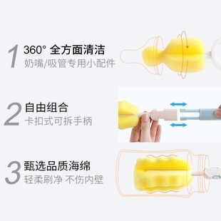 Free Shipping/10Y Straw Brush A1P65-Multifunctional Bottle Cleaning Brush, Straw Cleaning Brush, Baby Bottle Cleaning Brush