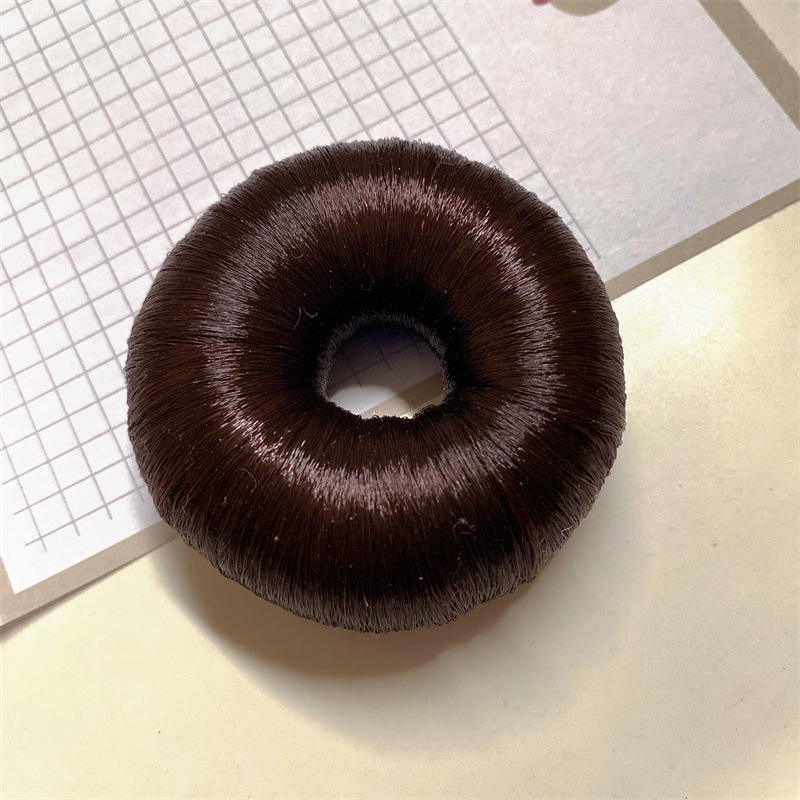 Cabeza de bola de los niños anillo de pelo Pelo de las niñas updo artefacto tocado de bebé donut rizador de pelo niña peluca accesorios para el cabello