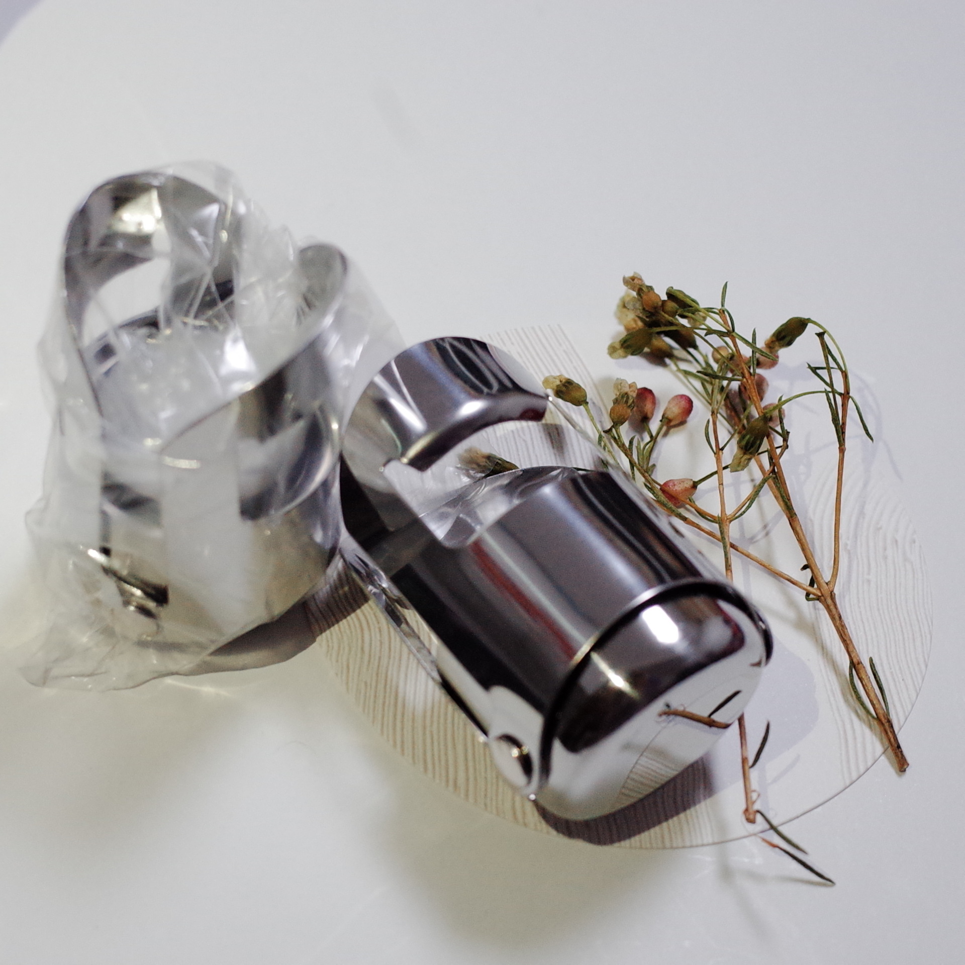 Prensa de acero inoxidable tapón de vino de vacío de silicona sellado tapón de champán juego de vino Vino Dispositivo de preservación de vino tapón de vino de Navidad